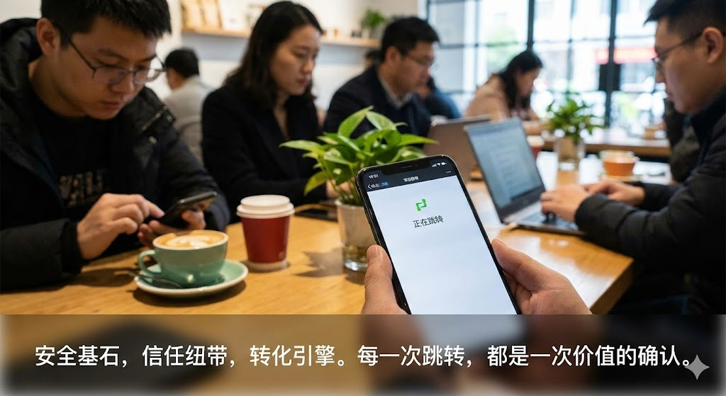 微信跳转中间页为什么必须存在？揭秘营销链接背后的信任机制